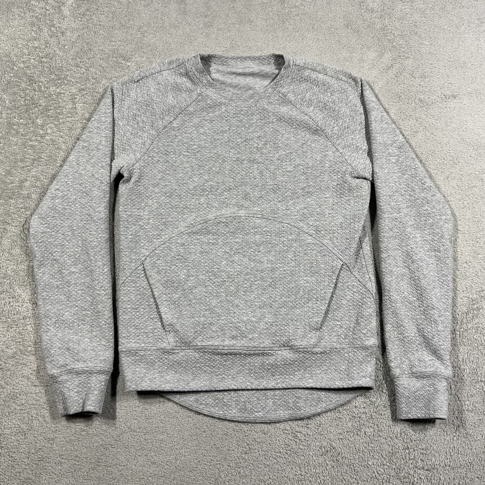 Lululemon Catch A Moment Crew Sweatshirt Womens 2 Gray Pullover Sweater